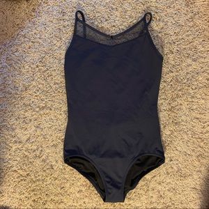 Lovely Dark Gray Capezio Leotard M
